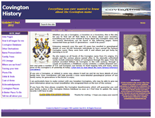 Tablet Screenshot of covingtonhistory.co.uk